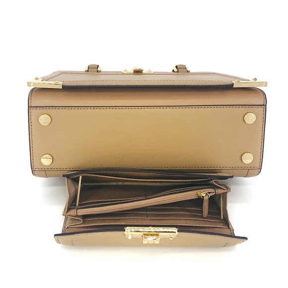 2PCS Michael Kors Kinsley Accordion Satchel Wallet - Picture 5 of 8